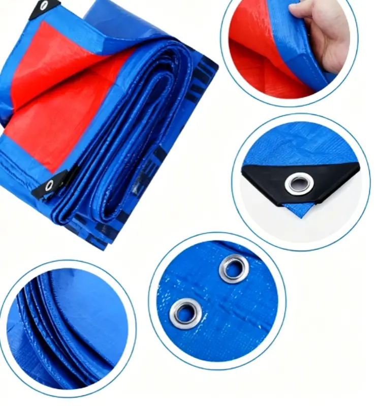 China High Quality 100% Virgin Pe Poly Concrete Curing Blanket Waterproof Tarpaulin Sheets Cold-Proof Insulated Tarps Pe Tarpaulin Manufacturer, Manufacturers