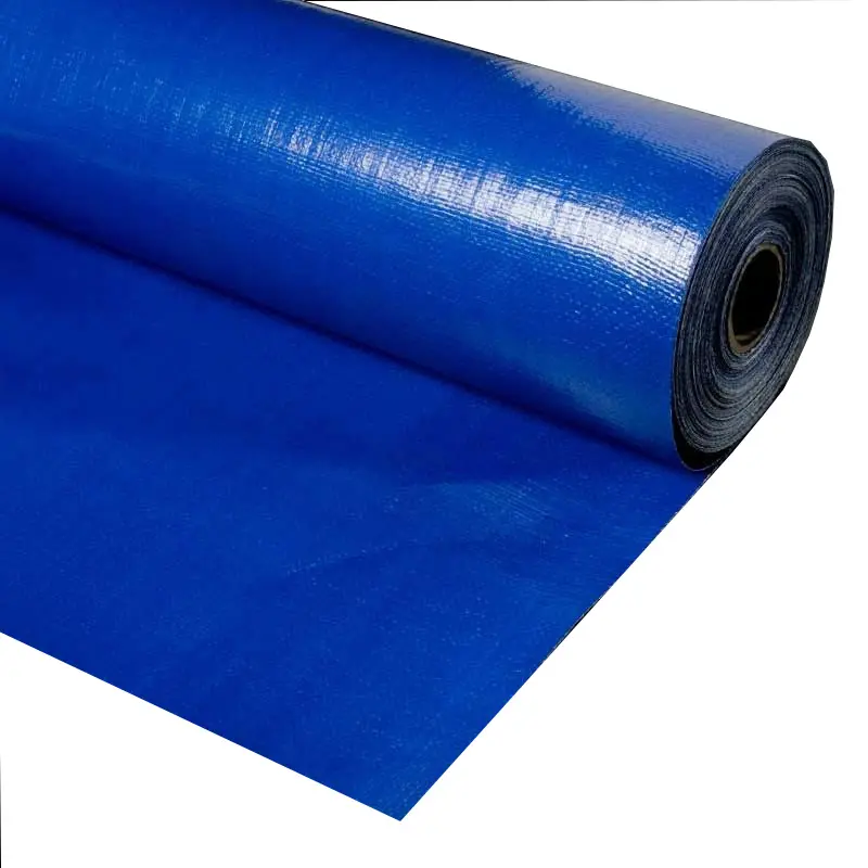 Wholesale Waterproof Woven Coated Plain PE Tarpaulin Roll for Roofing and Protective Covers Factories, Factory