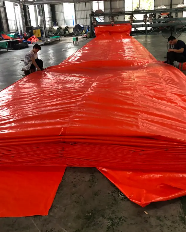 China PE Coated Pvc Tarpaulin Waterproof Eco-friendly Anti-mildew for Outdoor Covering Temporary Construction Using Manufacturer, Suppliers