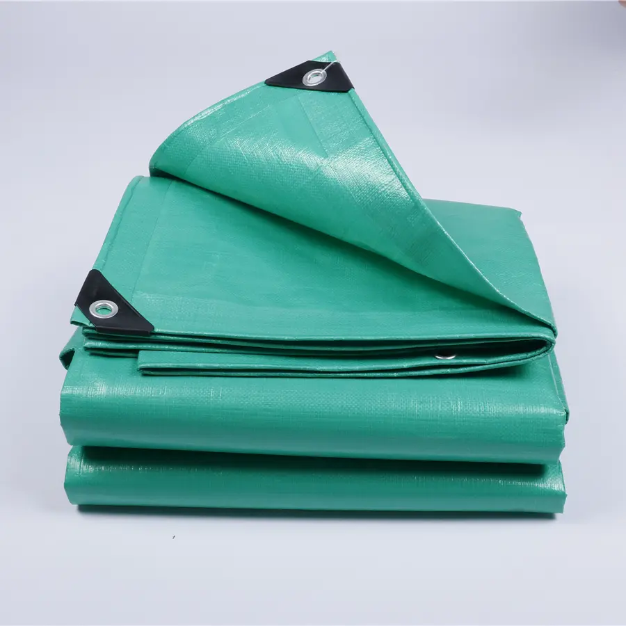 Wholesale Cear Green Double Side Water Proof Readymade Pe Tarpaulin Car Cover Poly Woven Tarp Supplier, Suppliers