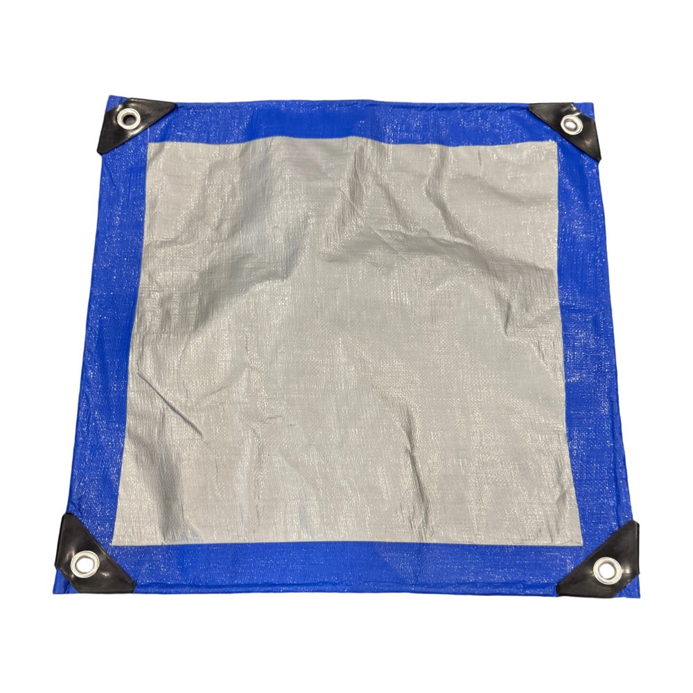 Colorful Striped PE Tarpaulin Detail Image 1