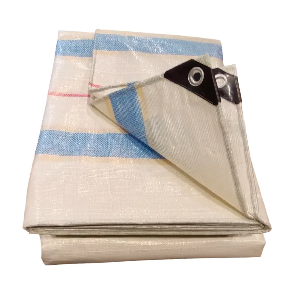 China Heavy Duty Waterproof PE Tarpaulin - UV Resistant Polyethylene Cover Tarp with Reinforced Edges & Rustproof Grommets Manufacturers, Factories