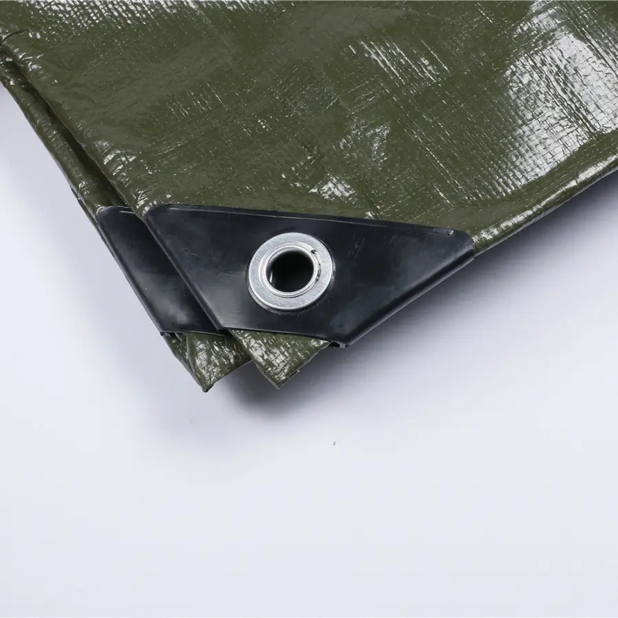 China Tarpaulin Waterproof Heavy Duty Green/Silver Large Tarp Sheet, Ground Camping Sheet Tent for Garden Furniture Manufacturer, Factory