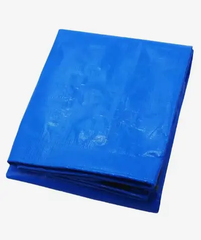 Wholesale Blue Heavy Duty Poly Tarpaulin Waterproof PE Tarp for Truck Garden Construction and Outdoor Protection 4 x 5 Suppliers, Factories
