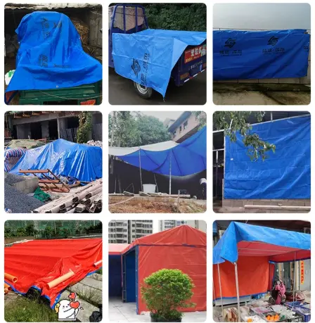 China High Quality 100% Virgin Pe Poly Concrete Curing Blanket Waterproof Tarpaulin Sheets Cold-Proof Insulated Tarps Pe Tarpaulin Manufacturer, Manufacturers