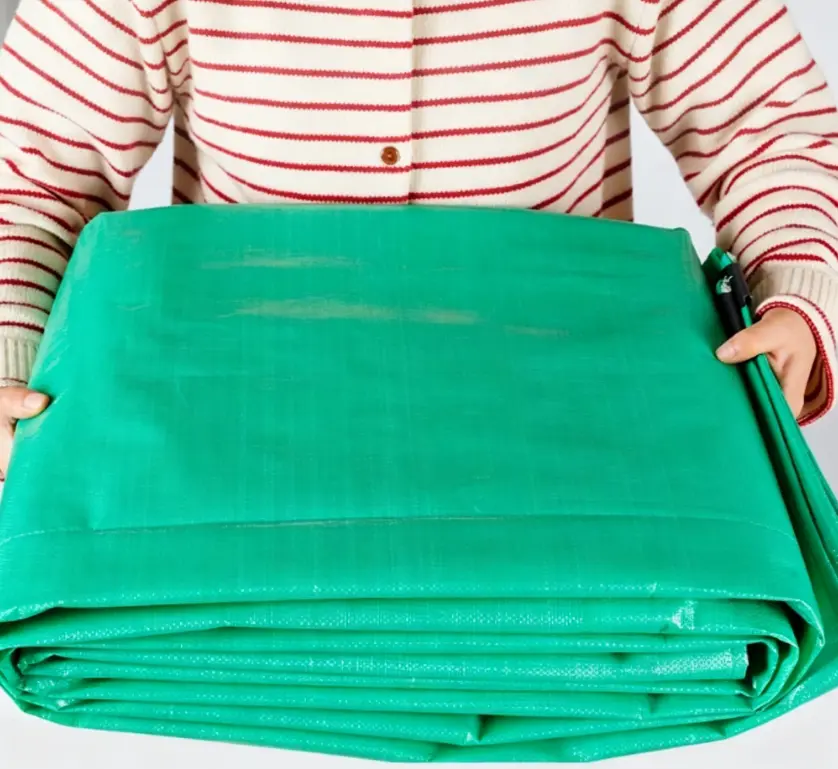 China Wholesale Double-Green PE Tarpaulin (140g Heavy-Duty): Waterproof Plastic Sheet/Shade Cloth for Outdoor Carports and Rain Protection Supplier, Suppliers
