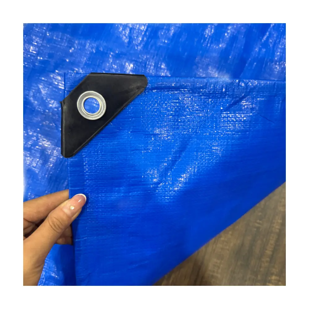 Wholesale Blue Double Faced Eco-Friendly PE Tarpaulin – Durable Crop Cover & Multi-Purpose Sheet Manufacturers, Factory