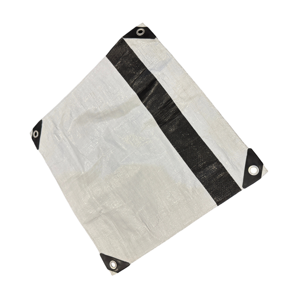 Colorful Striped PE Tarpaulin Detail 2