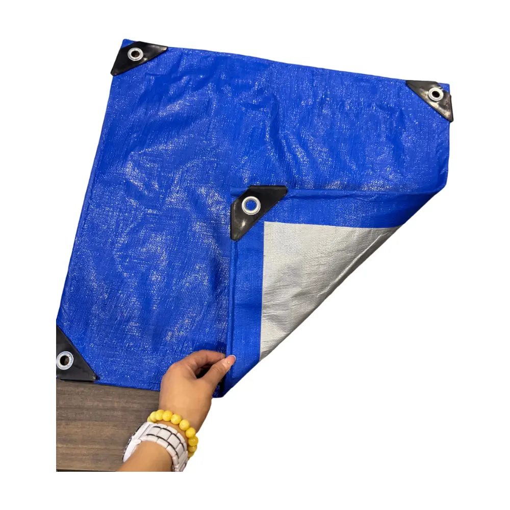 Wholesale Blue Double Faced Eco-Friendly PE Tarpaulin – Durable Crop Cover & Multi-Purpose Sheet Manufacturers, Factory
