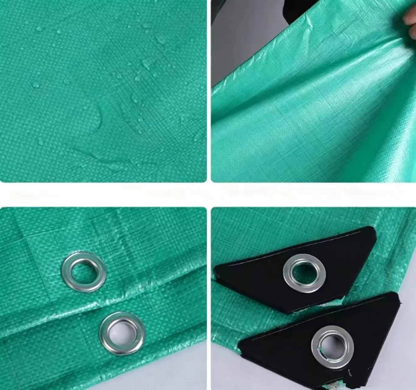 China Custom-made thickened double-green new material waterproof plastic sunshade outdoor sun protection and rainproof tarpaulin Manufacturer, Manufacturers