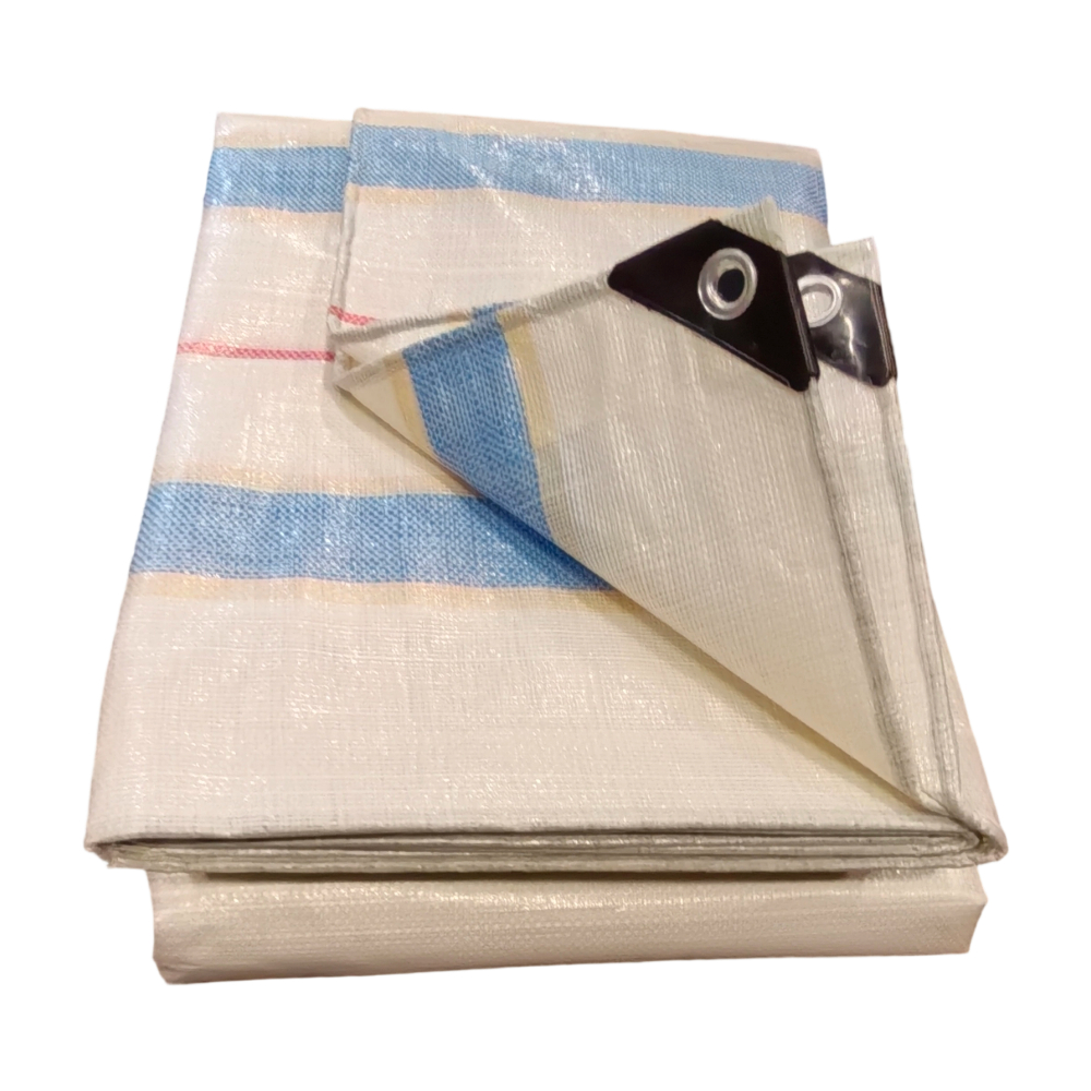 PE Tarpaulin roll and material view