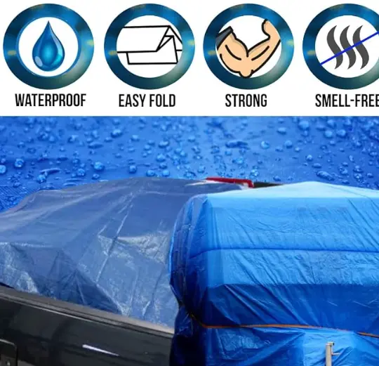 China PE Tarpaulin 100% Waterproof High Quality Truck Cover Hot Selling in Africa Bache Tarpaulin Manufacturers, Supplier