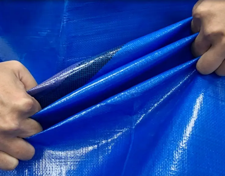 Wholesale Heavy Duty Waterproof Blue Tarpaulin, UV Resistant & Tear-Resistant Poly Tarp for Outdoor Covering, Camping, Truck, Garden Supplier, Suppliers