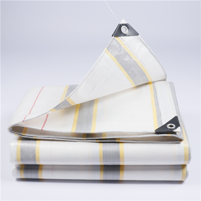 HDPE silver gold multi-purpose sunproof and waterproof PE tarpaulin for tents and bags