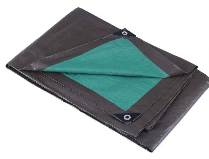 Wholesale Brown and Green Waterproof and UV-Resistant Polyethylene Tarpaulin Supplier, Factory