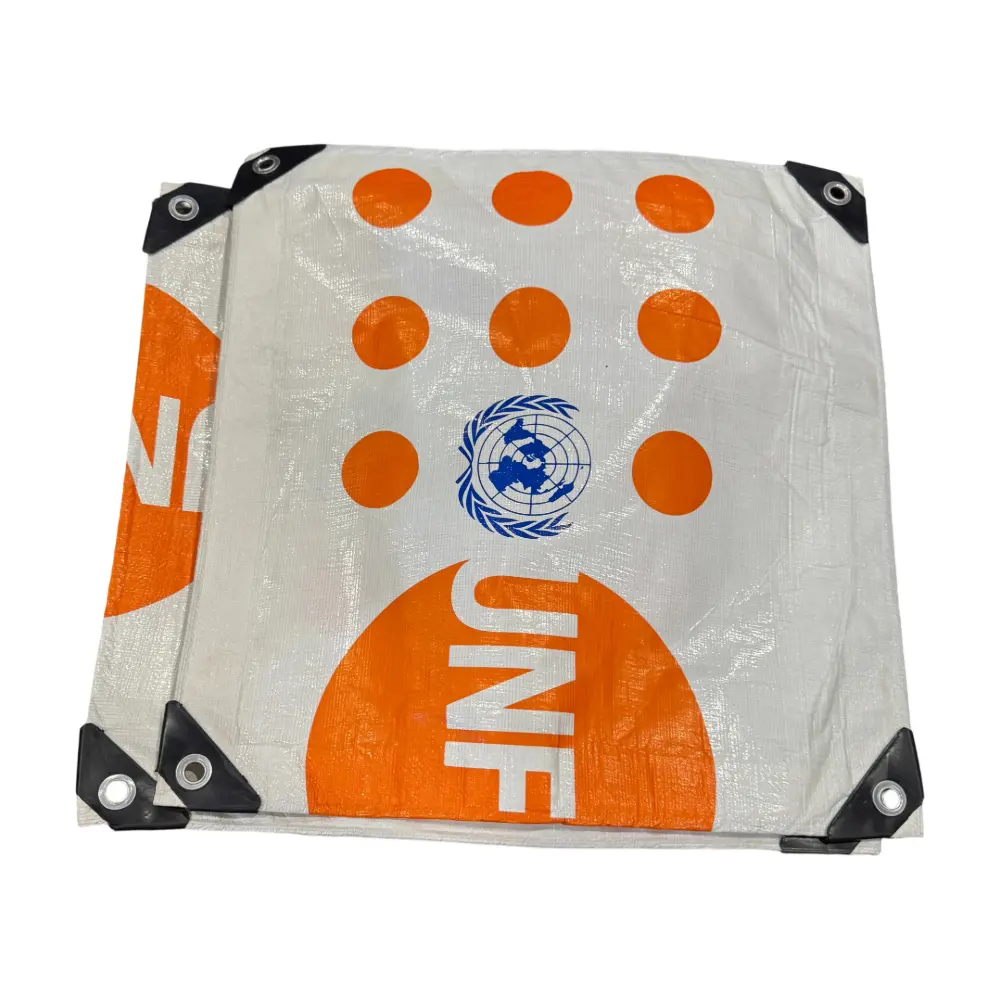 Wholesale Black Stripped PE Tarpaulin Fabric High Durability Heavy Duty Waterproof and UV Resistant to Africa。-1 Supplier, Suppliers