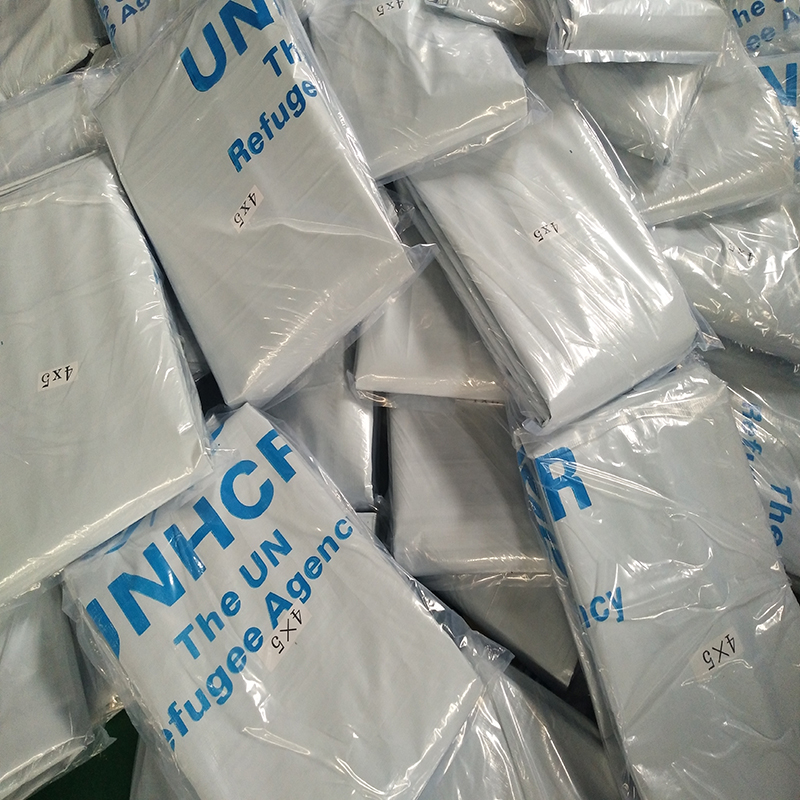 Tarpaulin shelter sheet Plastic Tarpaulin PE Material 2