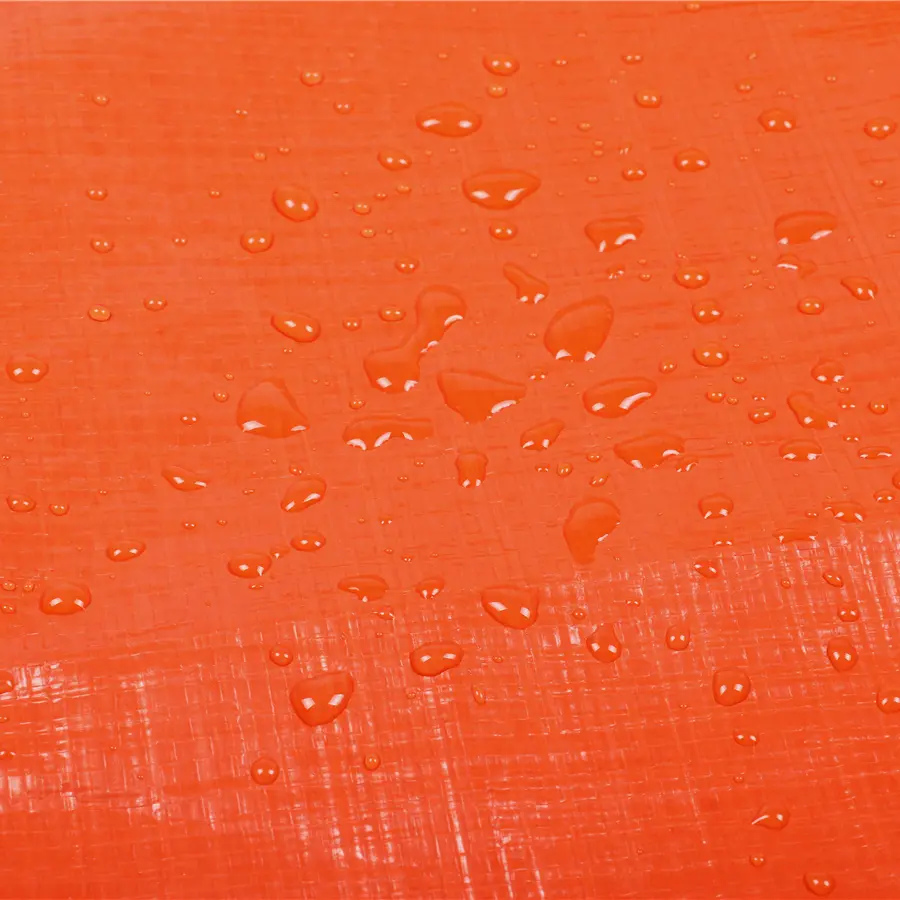 Wholesale High Quality Double Side Orange PE Tarpaulin Truck Cargo Cover 100% Waterproof Tarpaulin Manufacturer, Suppliers