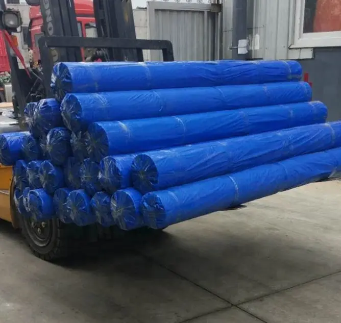 China PE Coated Medium Weight Tarpaulin with 10-15 Cooling Effect Waterproof Plain Style for Outdoor Shade Use Manufacturers, Suppliers