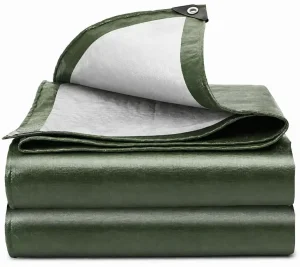 China Double Side Green PE Tarpaulin