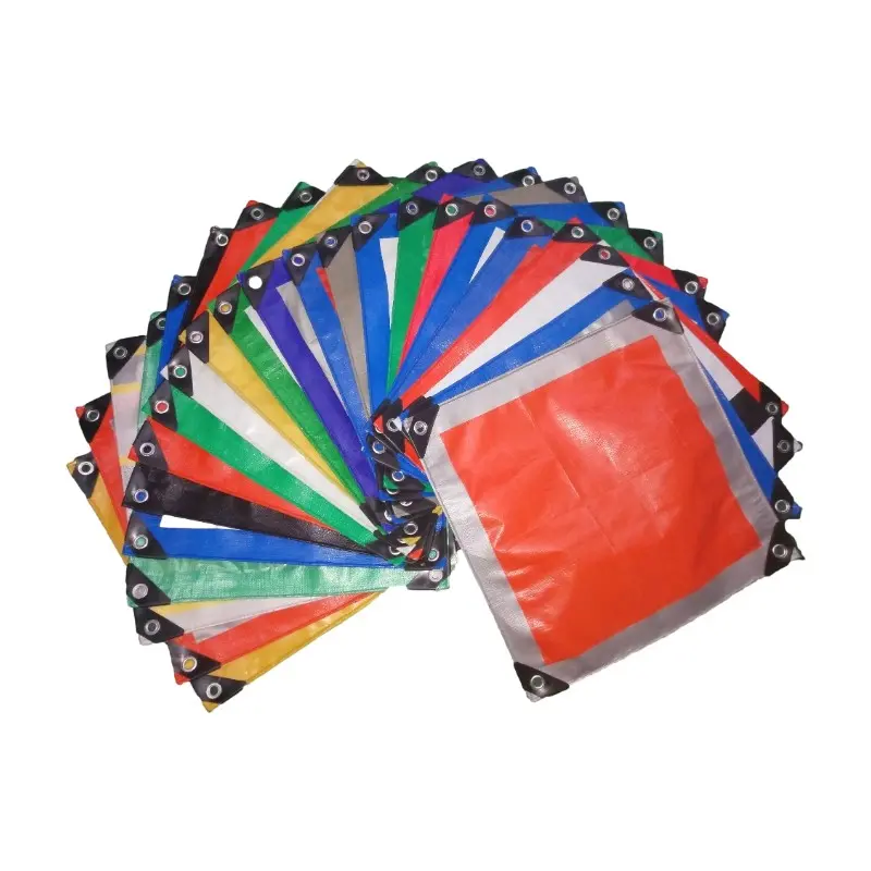 Wholesale Black Stripped PE Tarpaulin Fabric High Durability Heavy Duty Waterproof and UV Resistant to Africa。-1 Supplier, Suppliers