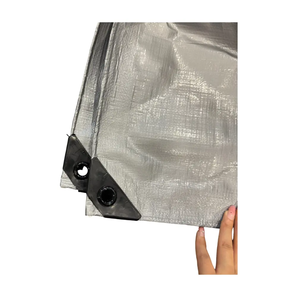 China Hot Sale Factory Brown PE Double Faced Waterproof Windproof Tarpaulin Manufacturer, Factories