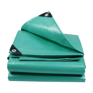 China 100% Waterproof Green Tarpaulin