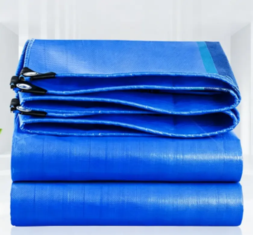 Wholesale Heavy Duty Waterproof Blue Tarpaulin, UV Resistant & Tear-Resistant Poly Tarp for Outdoor Covering, Camping, Truck, Garden Supplier, Suppliers