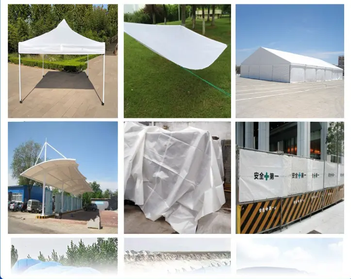 China Heavy-duty waterproof PE woven tarp—white, sun-resistant, and triple-coated for truck use. Manufacturer, Suppliers