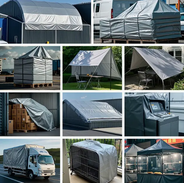 Wholesale Outdoor tarps made of PE, PP, or PVC; suitable for use on trucks, trailers, and agricultural land; UV-resistant, waterproof, and scratch-resistant Manufacturers, Factory