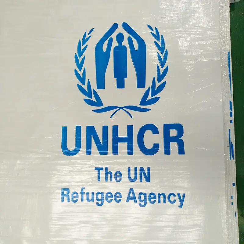 Wholesale Tarpaulin shelter sheet Plastic Tarpaulin PE Material White Color With Logo Tent Cover Truck Cover Rain Cover Widely Usage Manufacturers, Factories