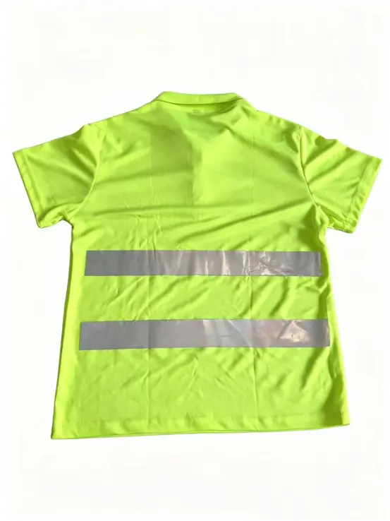 Wholesale New style work shirt with collar, short sleeve, construction road sanitation and safety clothing, reflective, available in stock for all seasons. Supplier, Factories