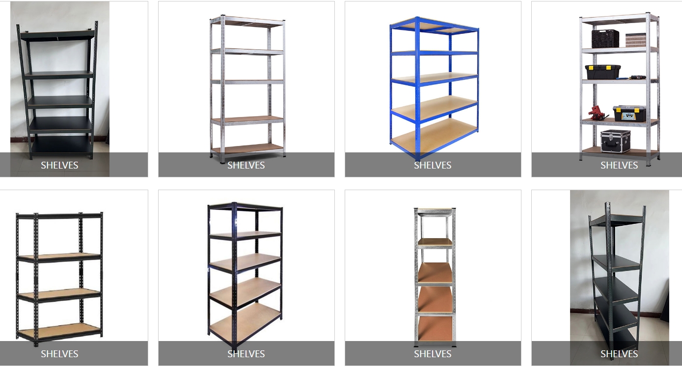 Shelves display