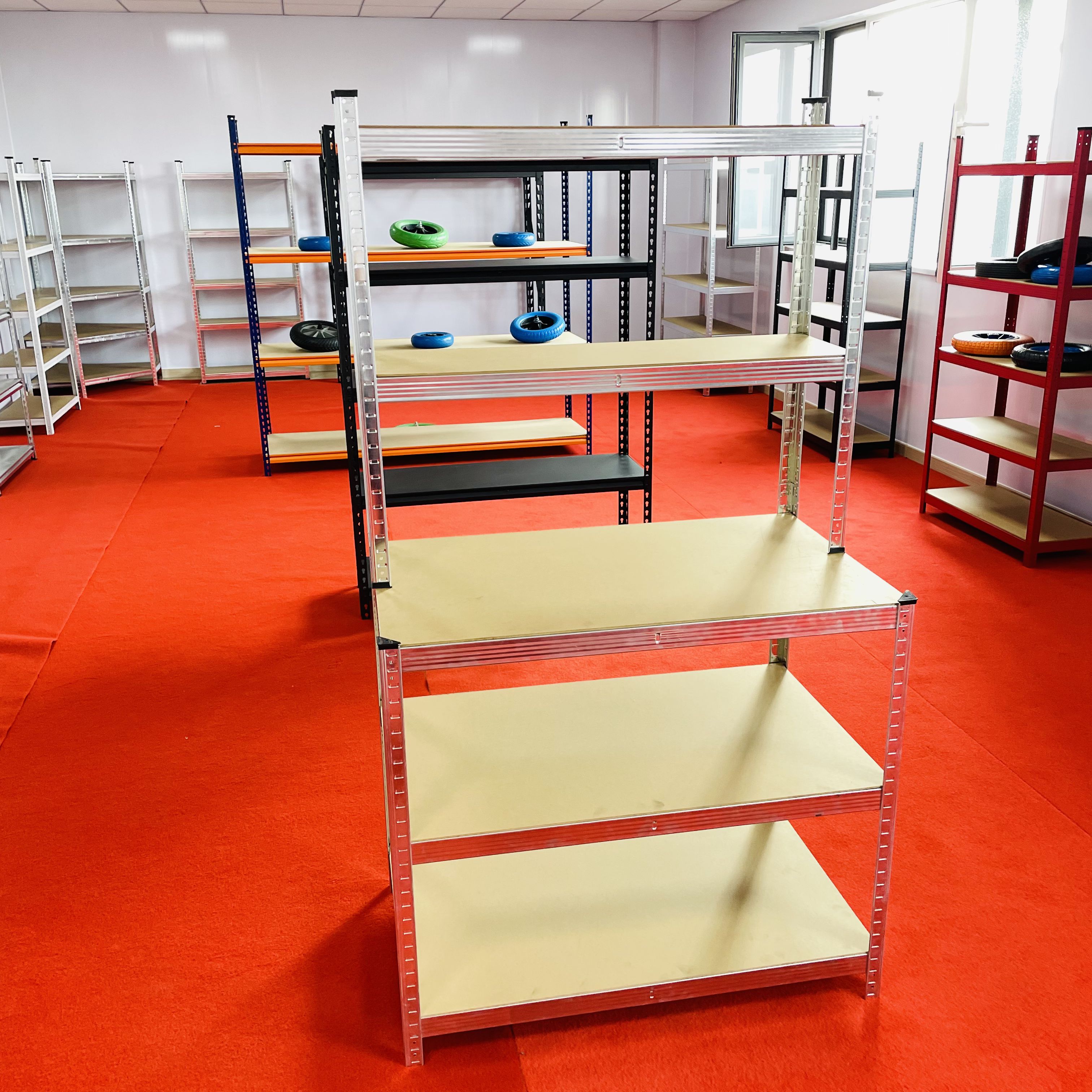 Customized Depth Selective Metal Pallet Rack Medium Duty Load-Bearing Shelf for Supermarket  Wholesale