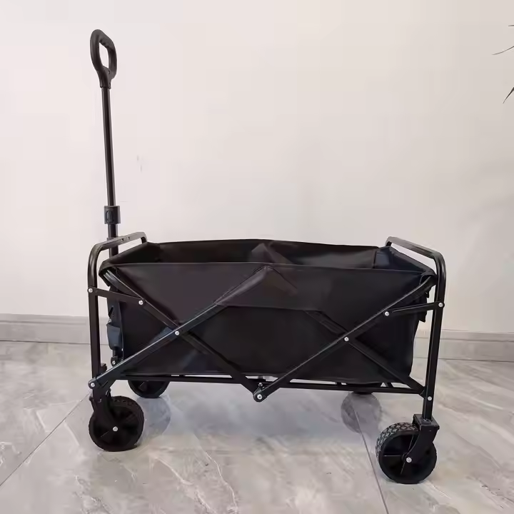Customizable Mini Four-Wheel Off-Road Beach Wagon Roll Container Structure OEM Supported Camping Trolley Cart