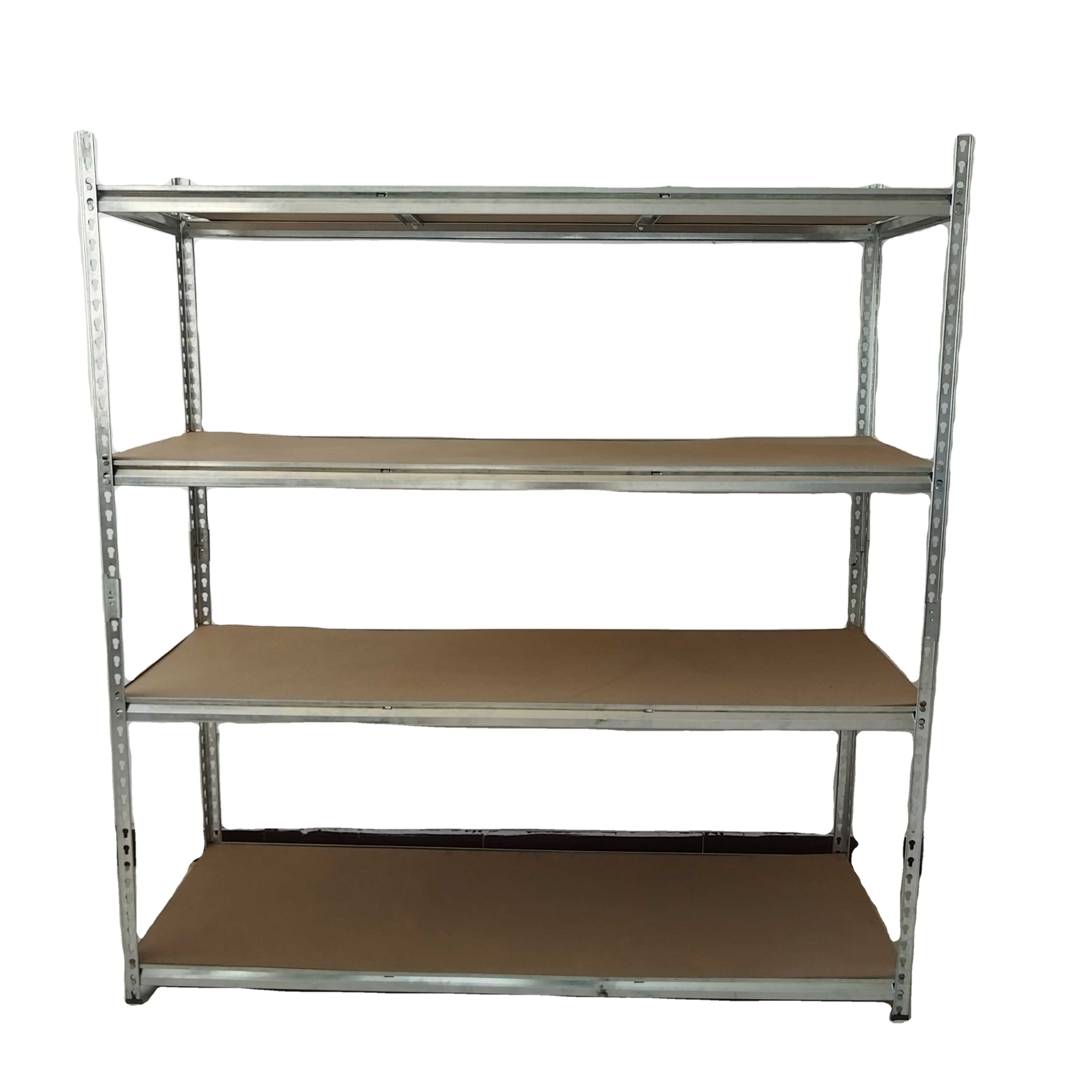 Customizable Boltless Storage Rack for Garages Anti-Slip Environmental Steel Shelf with MDF Board