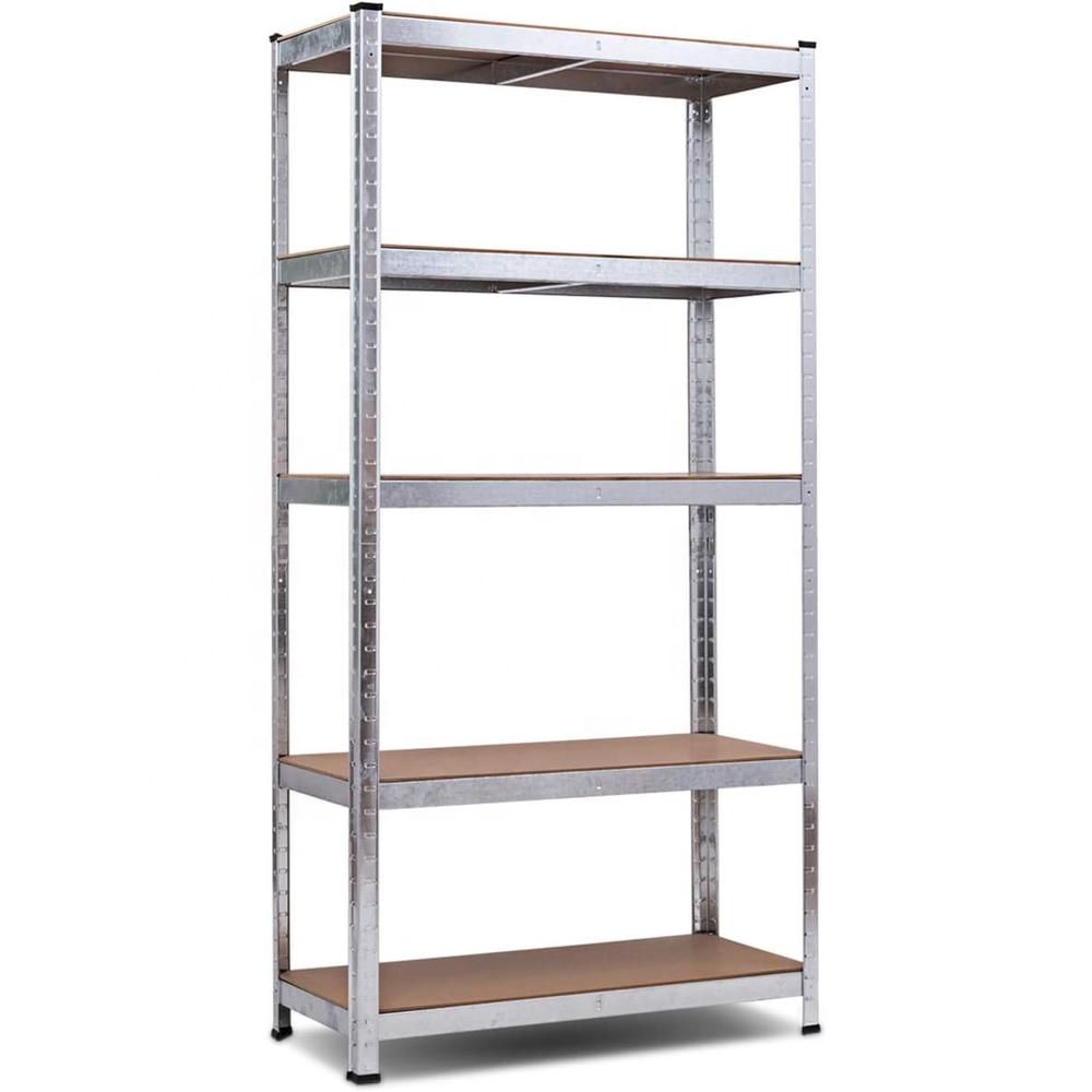 72-Inch Heavy Duty 5-Tier Iron Steel Shelf Multi-Layer Storage for Household Balcony Iron Steel Rack for Stacking Organization