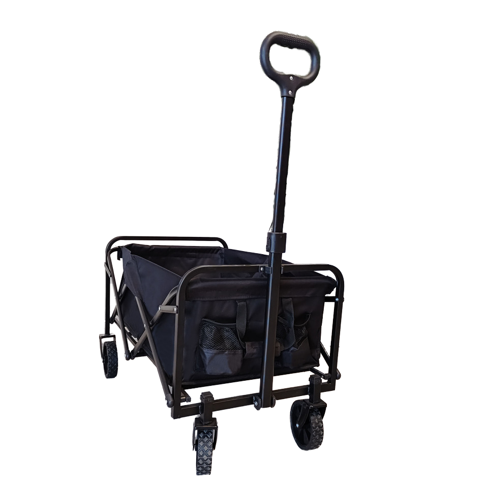 Customizable Mini Four-Wheel Off-Road Beach Wagon Roll Container Structure OEM Supported Camping Trolley Cart