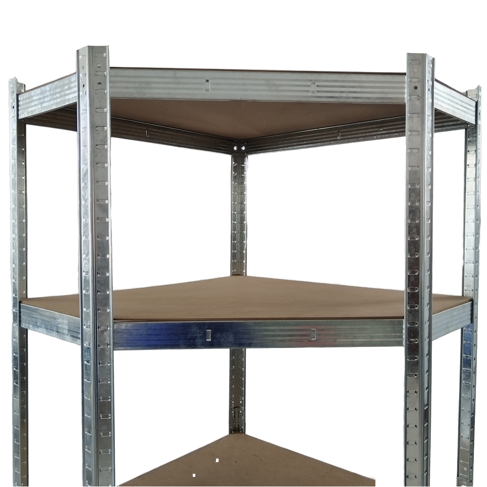 XINY Heavy-Duty 5-Layer Garage Storage Rack Adjustable Corner Shelving Unit for Stacking & Organization