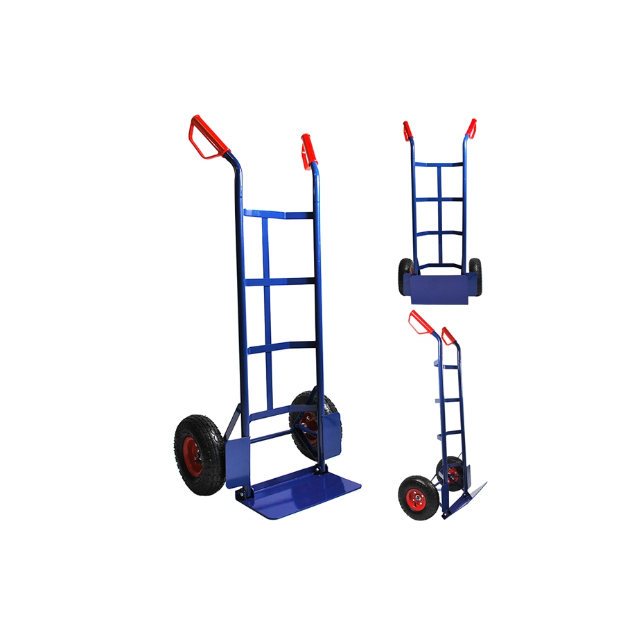 Factory Directly Sell Warehouse Small Platform Trolley Tc1830 Iron Blue Cargo Truck