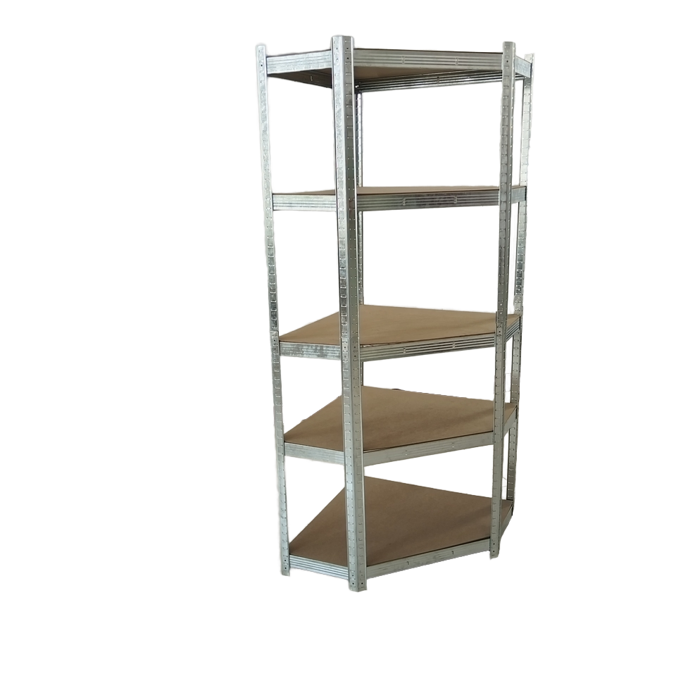 XINY Heavy-Duty 5-Layer Garage Storage Rack Adjustable Corner Shelving Unit for Stacking & Organization