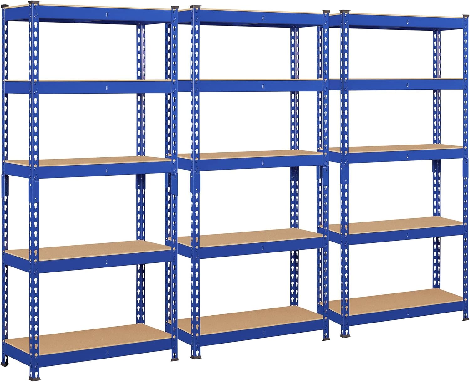 Factory Supply Supermarket Garage Kitchen Storage Free Installation Screw-Free Metal Stacking Racks Shelves Steel Combining