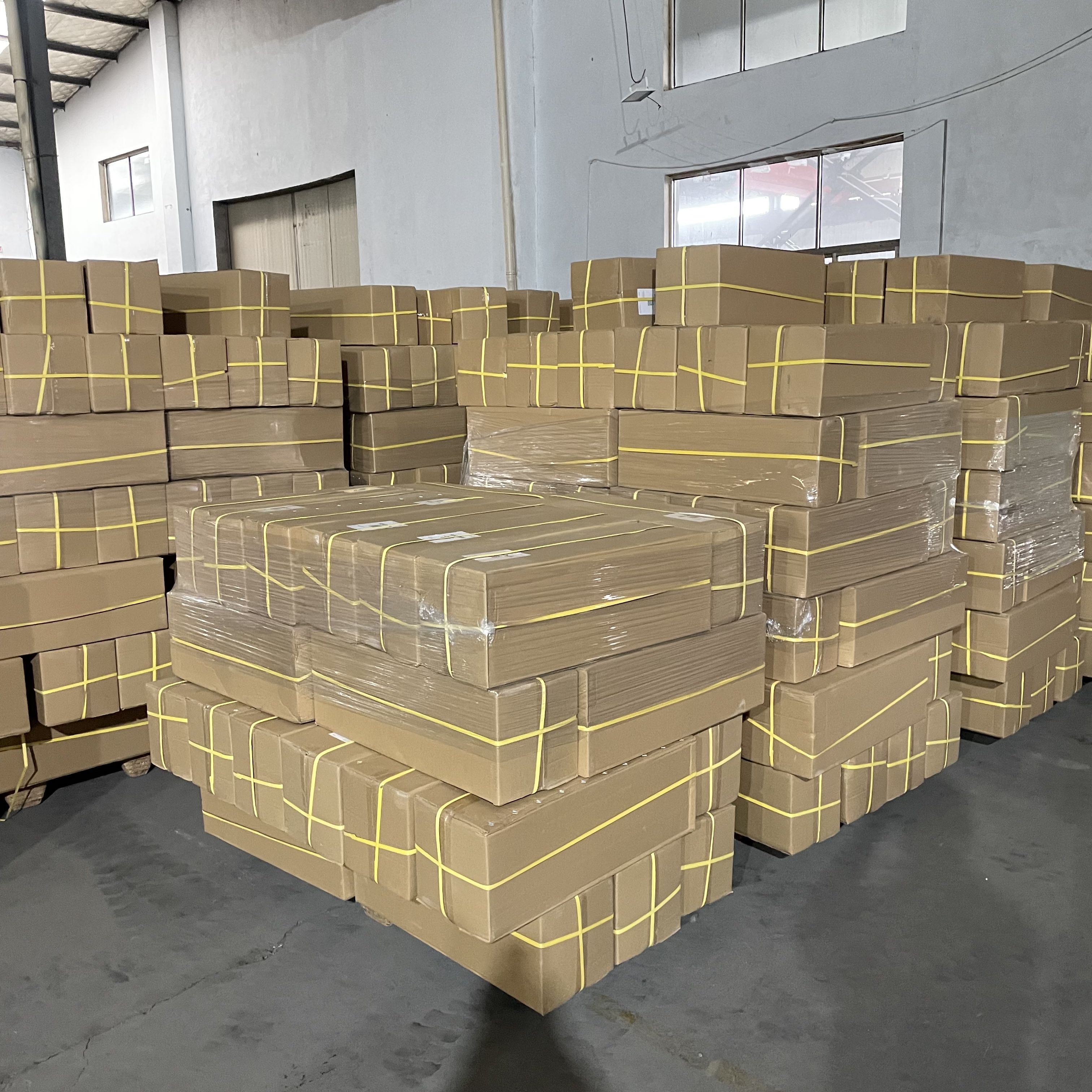 Flat carton packing