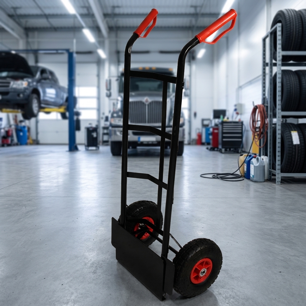High Quality OEM TC1830 Industrial Metal Platform Small Trolley 2 Wheels Blue Cargo Truck 200kg Capacity for Warehouse Use