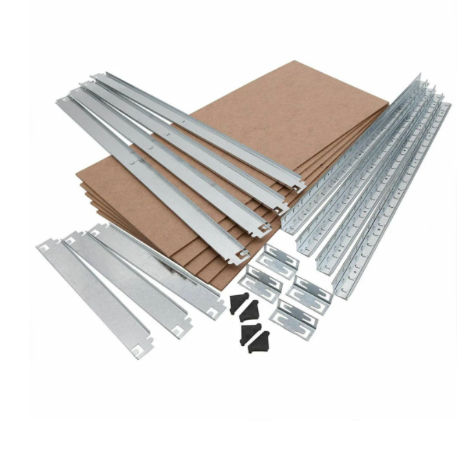 Heavy-Duty Boltless Assembling Steel Rivet Shelving for Warehouse & Garage Storage Stacking Racks & Shelves
