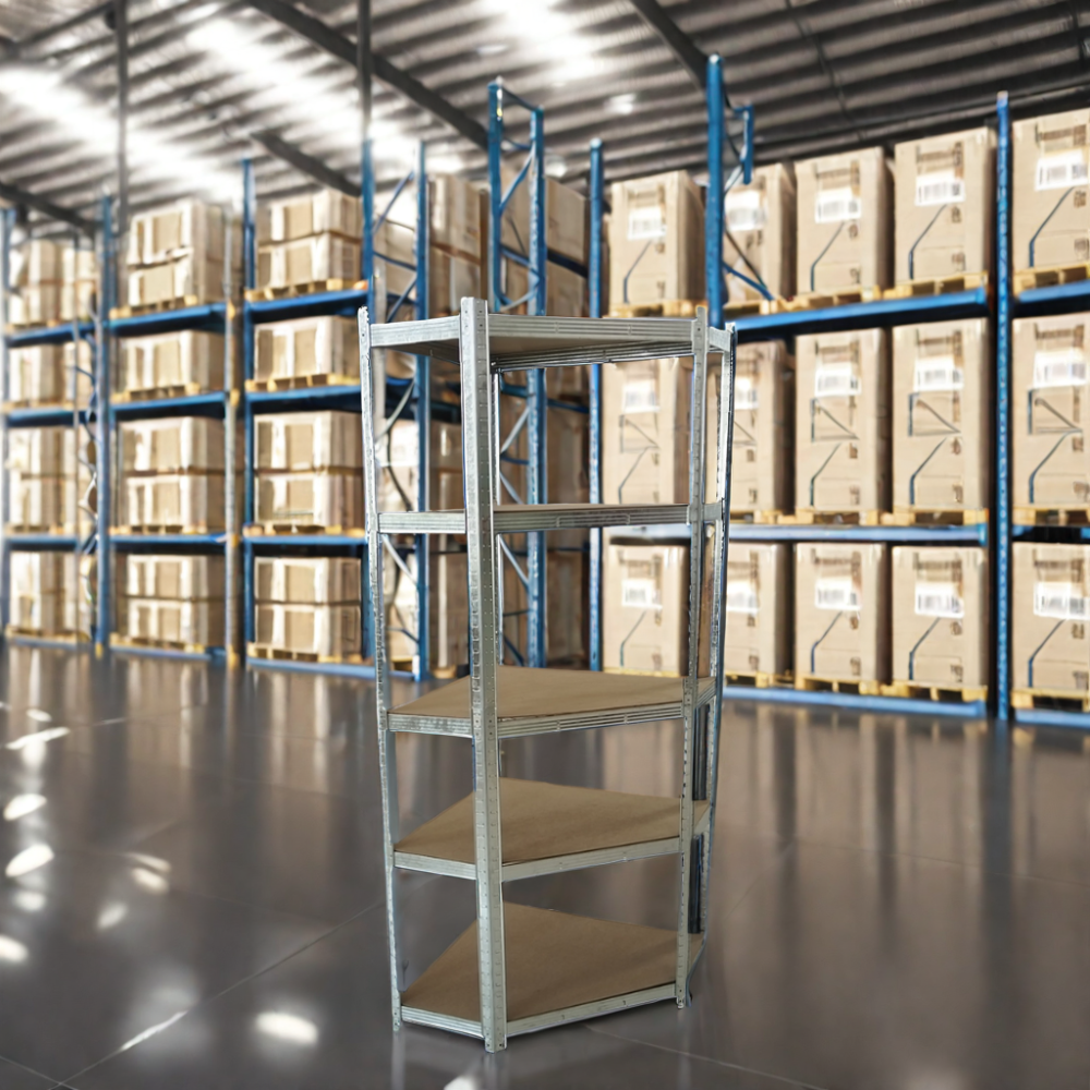 Heavy-Duty Boltless Assembling Steel Rivet Shelving for Warehouse & Garage Storage Stacking Racks & Shelves