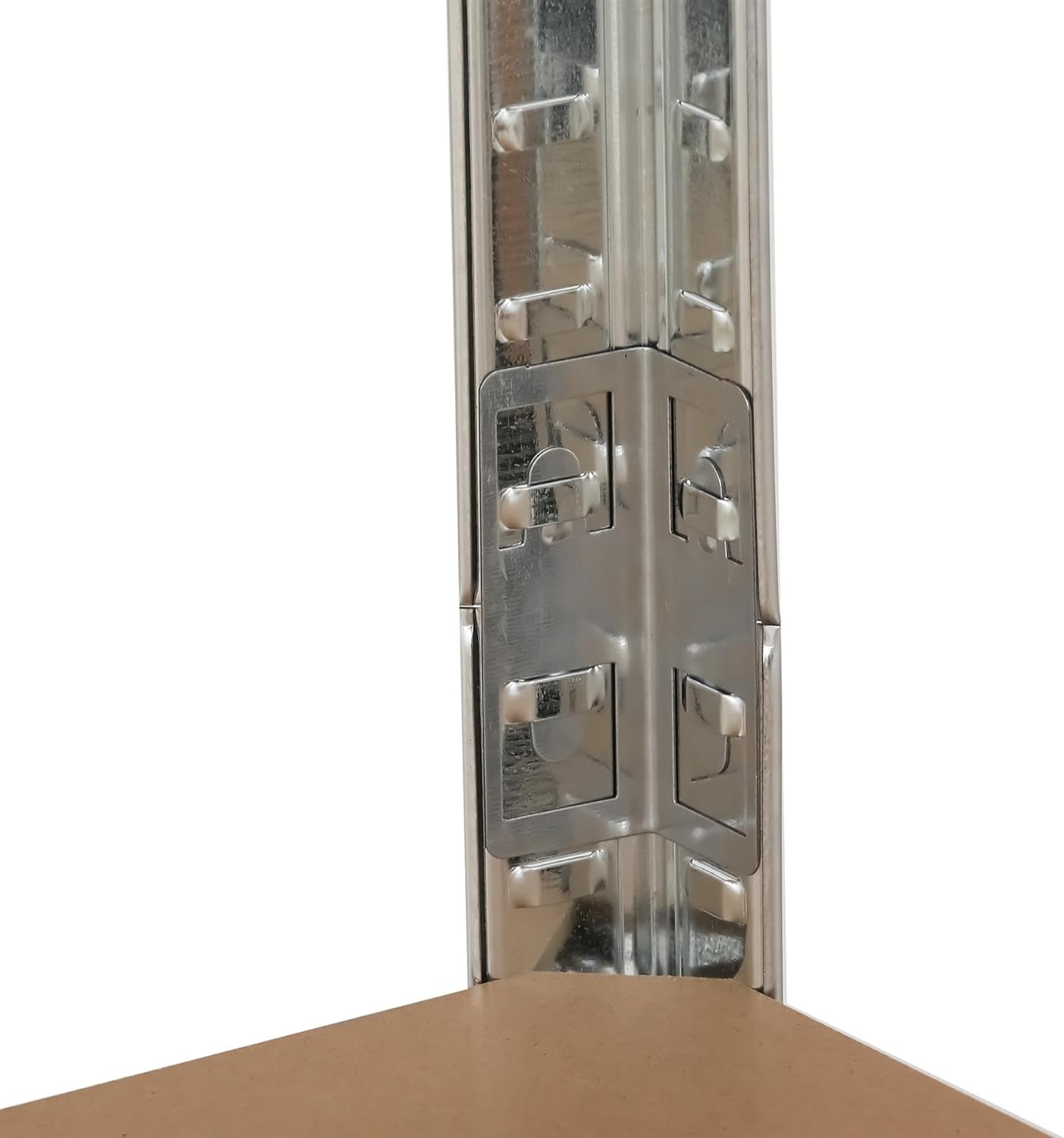 Heavy-Duty Galvanized Steel Metal Home Kitchen Garage Factory Storage Shelves Adjustable Boltless Industrial Stacking Racks for