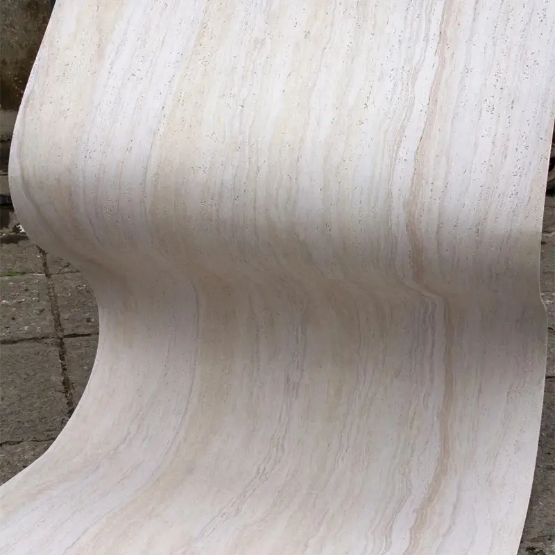 China Suppliers 3D Flexible Travertine Stone Veneer Sheets for Exterior Decorative Wall - Factory Direct Pricing