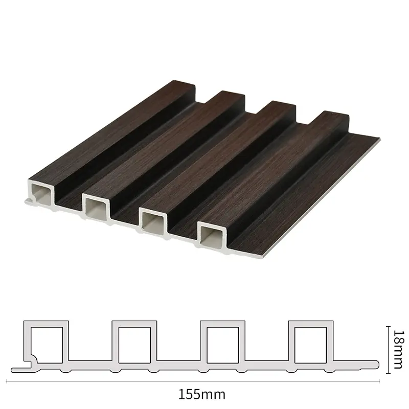 China Suppliers Factory Indoor PVC Coated WPC Wall Panels for Interior Decor and Cladding