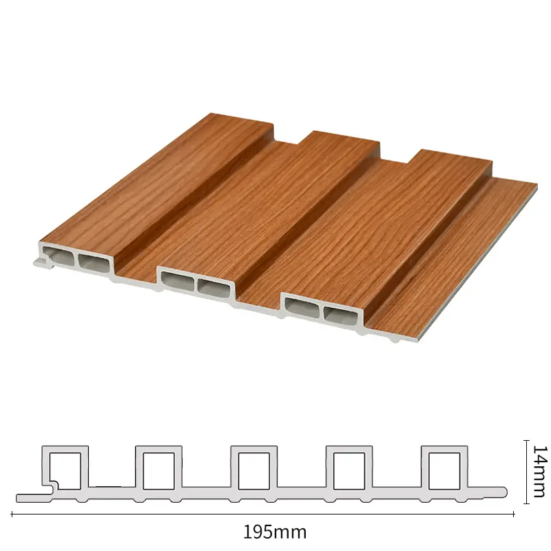 China Suppliers Factory Indoor PVC Coated WPC Wall Panels for Interior Decor and Cladding